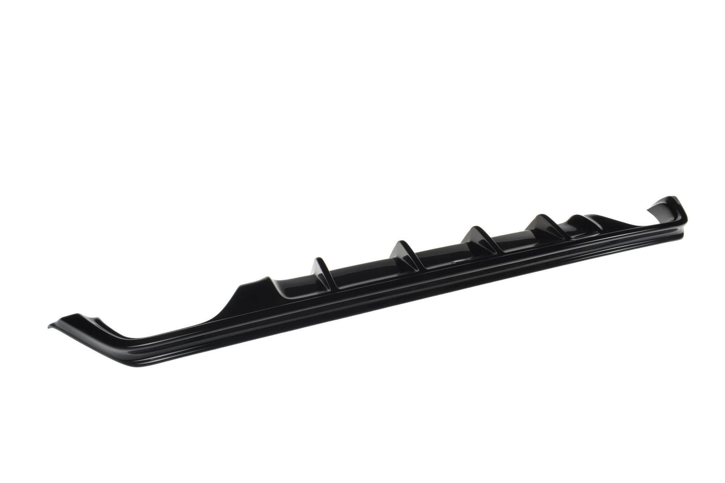 Insertie difuser spate Maxton Design pentru bara spate ST-Line a Ford Focus hatchback (2018-), negru lucios