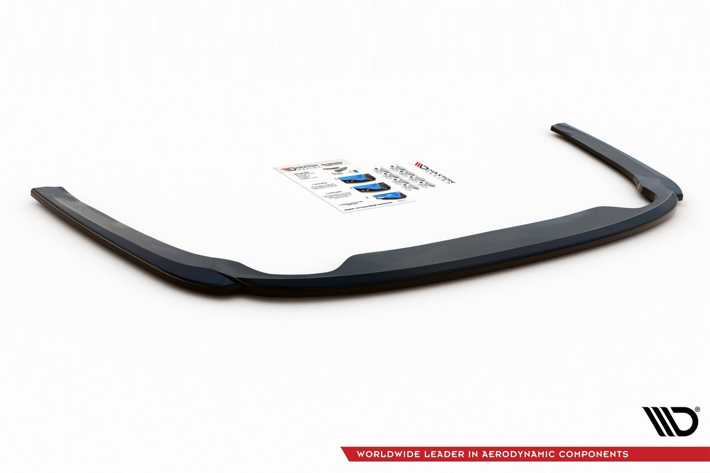 Aditiv Maxton Design pentru bara spate standard a Skoda Octavia (dupa 2019), lac negru