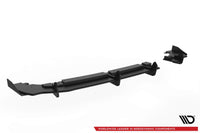Maxton Design insert „Racing type” pentru bara spate a Ford Fiesta ST (dupa 2018), mat negru