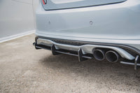 Maxton Design insert „Racing type” pentru bara spate a Ford Fiesta ST (dupa 2018), mat negru