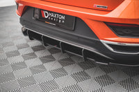 Insert difuser bara spate Maxton Design Street Pro pentru VW T-Roc (dupa 2017), negru mat