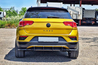Insert difuser bara spate Maxton Design Street Pro pentru VW T-Roc (dupa 2017), negru mat
