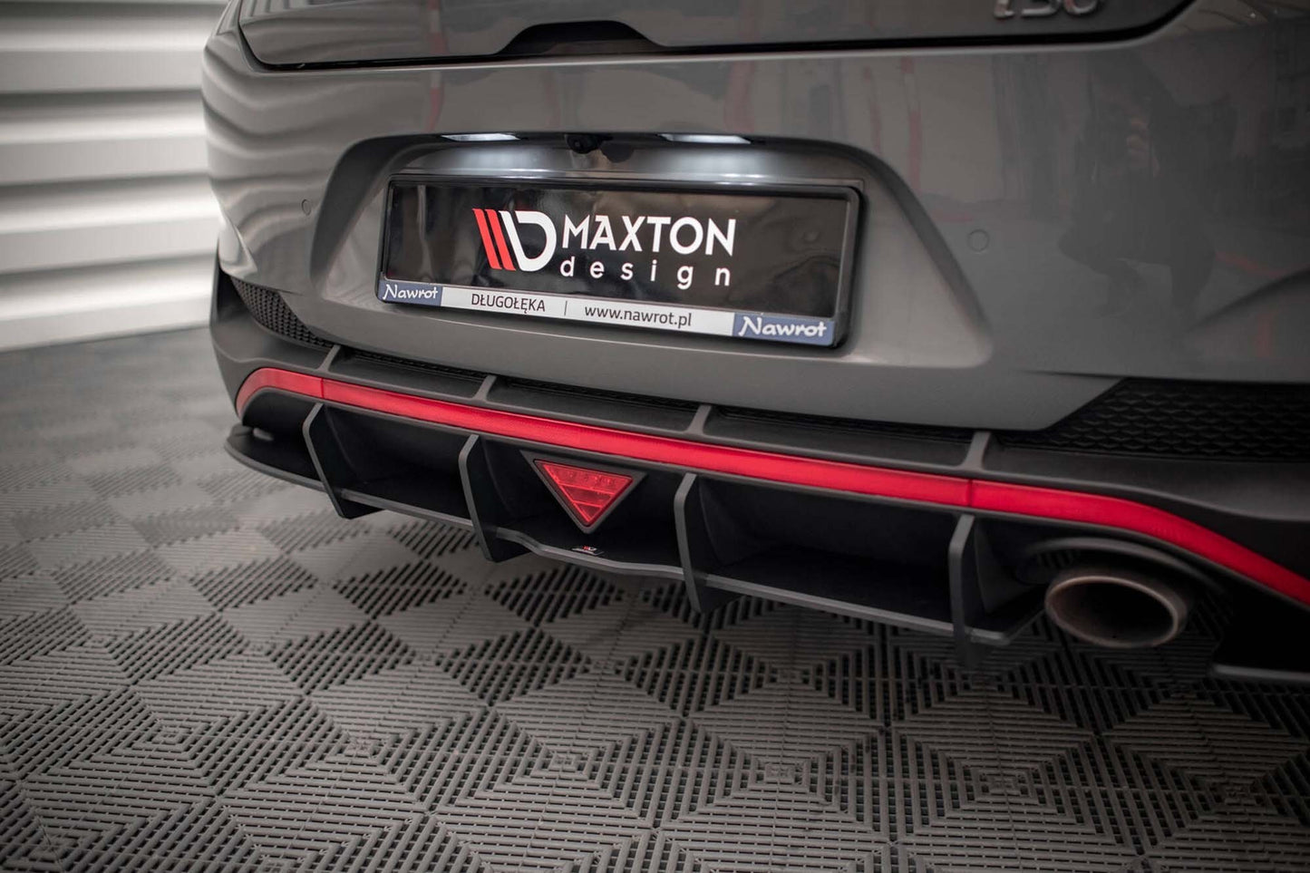 Difuser Maxton Design Street Pro pentru Hyundai i30 Fastback N-Line (2020-), negru mat