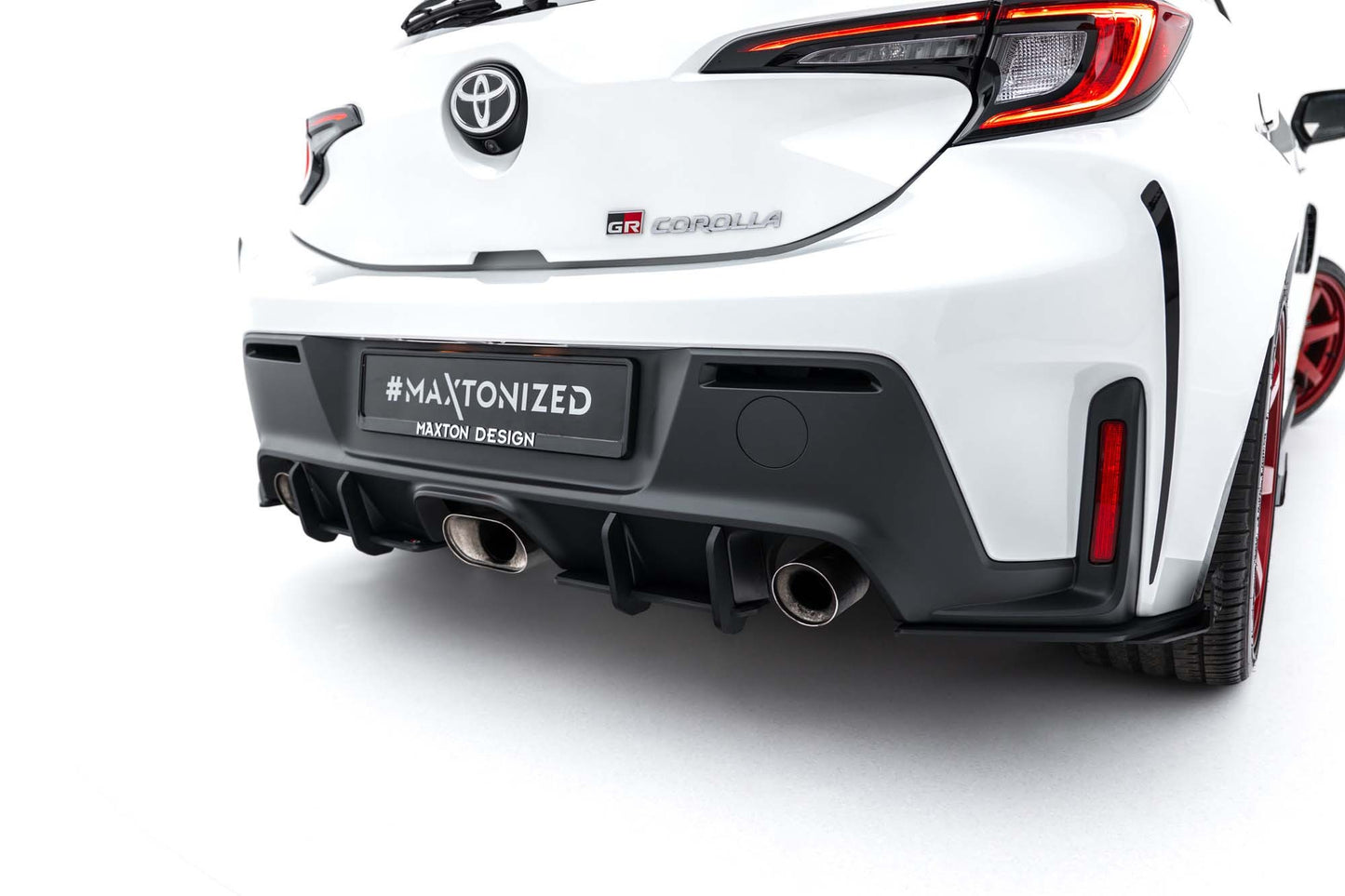 Insert difuzor Maxton Design Street Pro pentru Toyota GR Corolla 2022-2024, negru mat