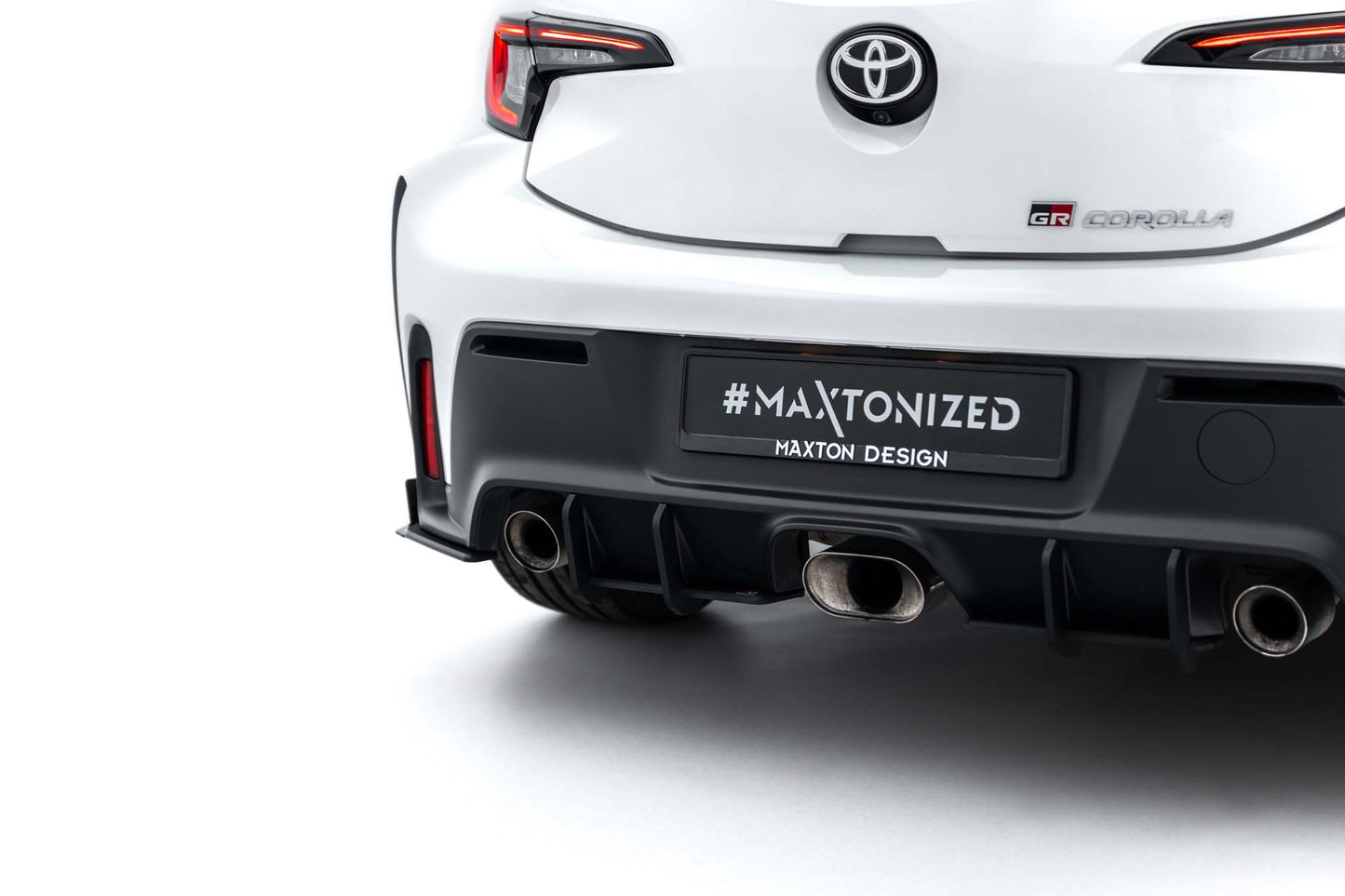 Insert difuzor Maxton Design Street Pro pentru Toyota GR Corolla 2022-2024, negru mat