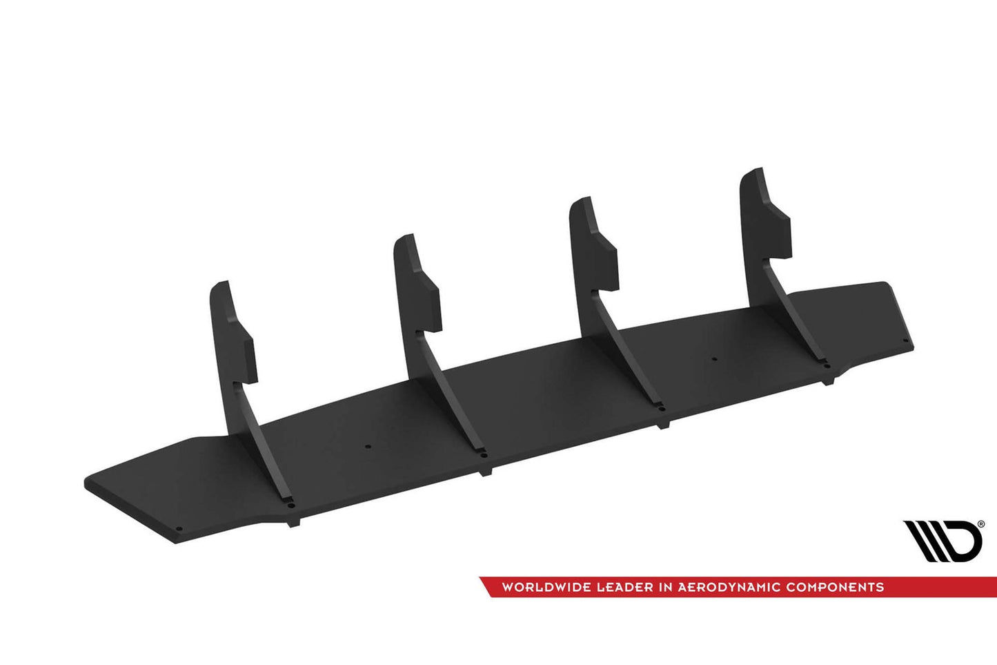 Maxton Design versiune 1 difuzor insert pentru Kia Stinger GT-Line (2017-2023), negru mat