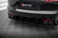 Maxton Design versiune 1 difuzor insert pentru Kia Stinger GT-Line (2017-2023), negru mat