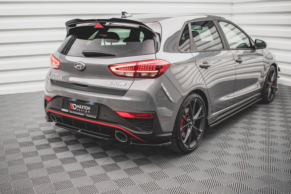 Difuser Maxton Design N-Line pentru Hyundai i30 hatchback (2020-), negru lac