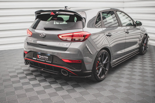 Difuser Maxton Design N-Line pentru Hyundai i30 hatchback (2020-), negru lac