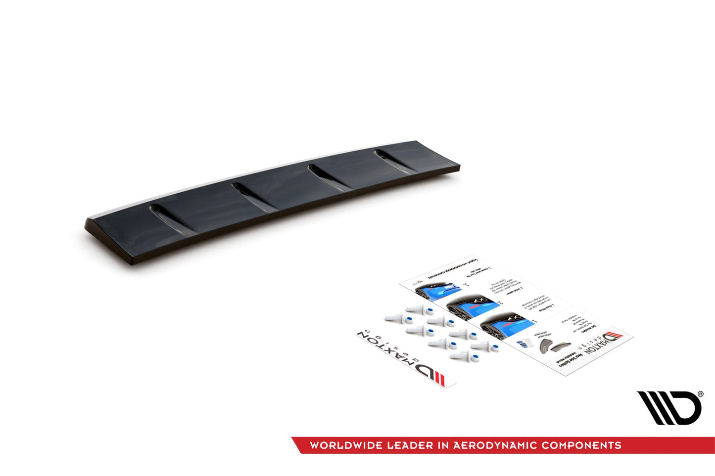 Difuser Maxton Design pentru Hyundai i30 hatchback N-Line (2020-), negru mat
