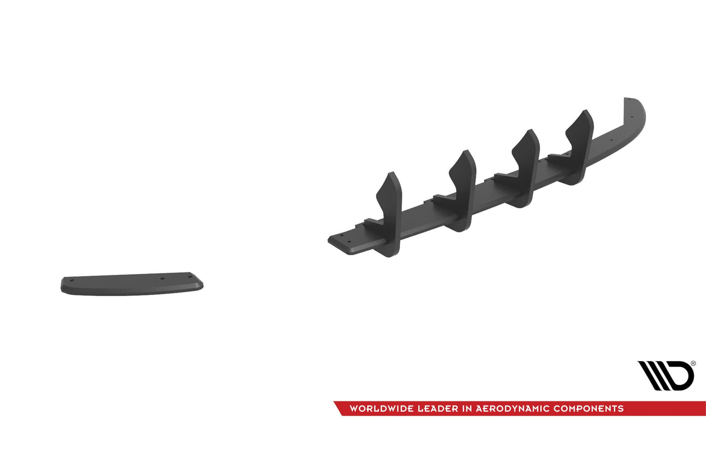 Inserție difuser Maxton Design pentru Jaguar XF R-Sport (2015-2020), negru mat
