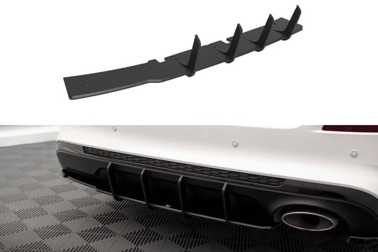 Maxton Design insert difuser pentru Kia Optima Mk4 (2018-2020), negru mat