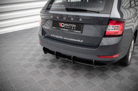 Maxton Design difuzor spate pentru Skoda Fabia Combi (după 2019), negru mat