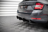 Maxton Design difuzor spate pentru Skoda Fabia Combi (după 2019), negru mat