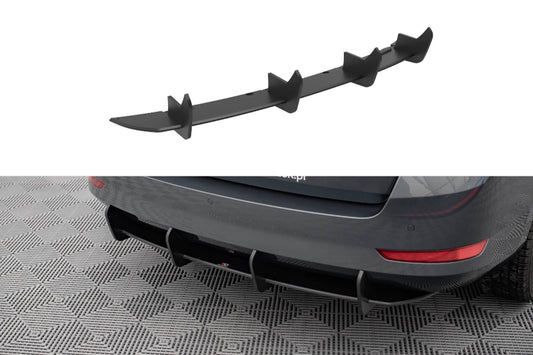 Maxton Design insert difuser pentru Skoda Fabia Combi (dupa 2019), negru mat