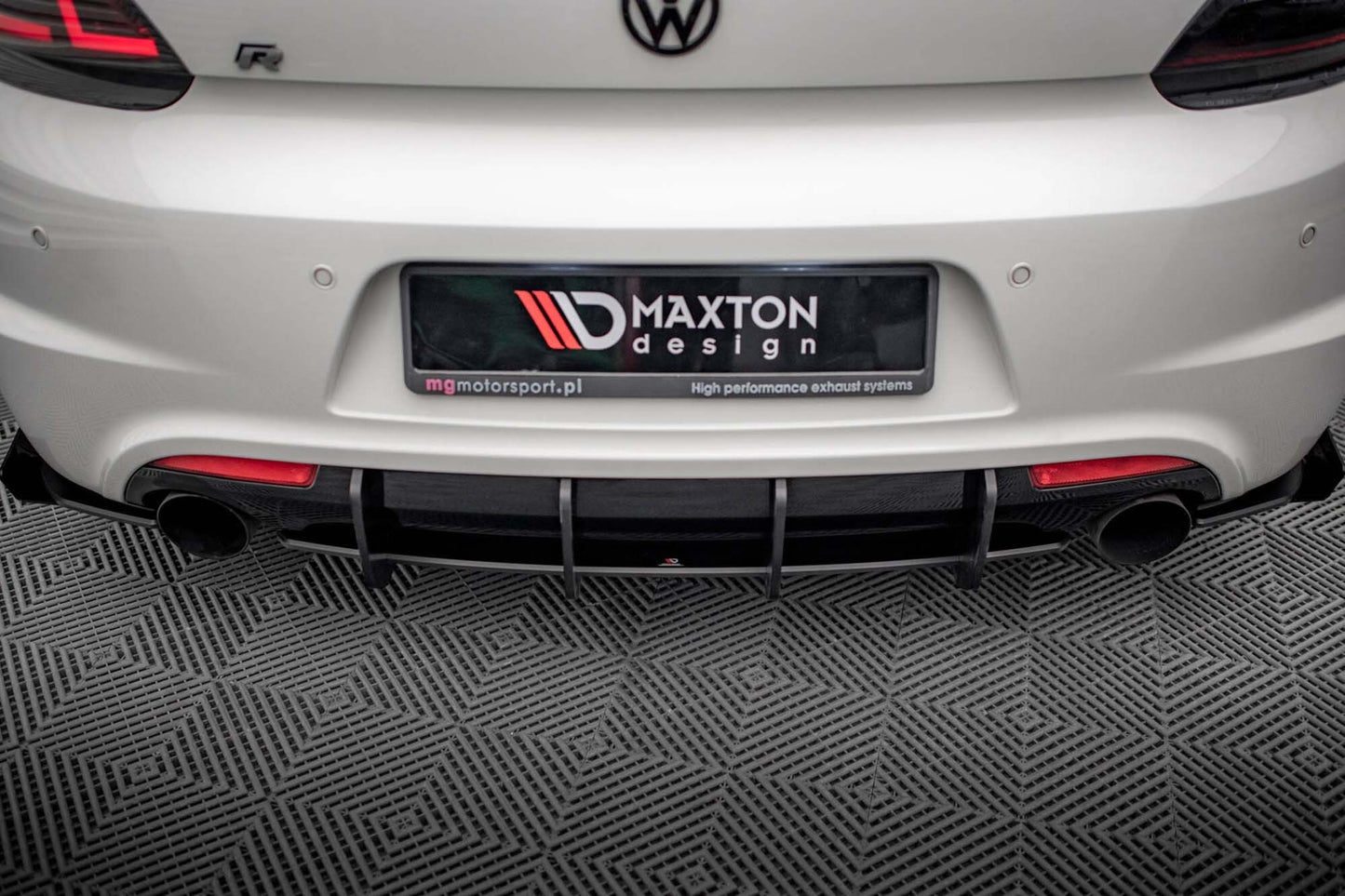 Difuser Maxton Design pentru Volkswagen Scirocco R 2008-2014, negru mat