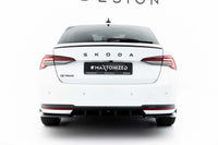 Maxton Design insert difuser pentru Skoda Octavia Sportline Liftback si break (dupa 2024), negru lac