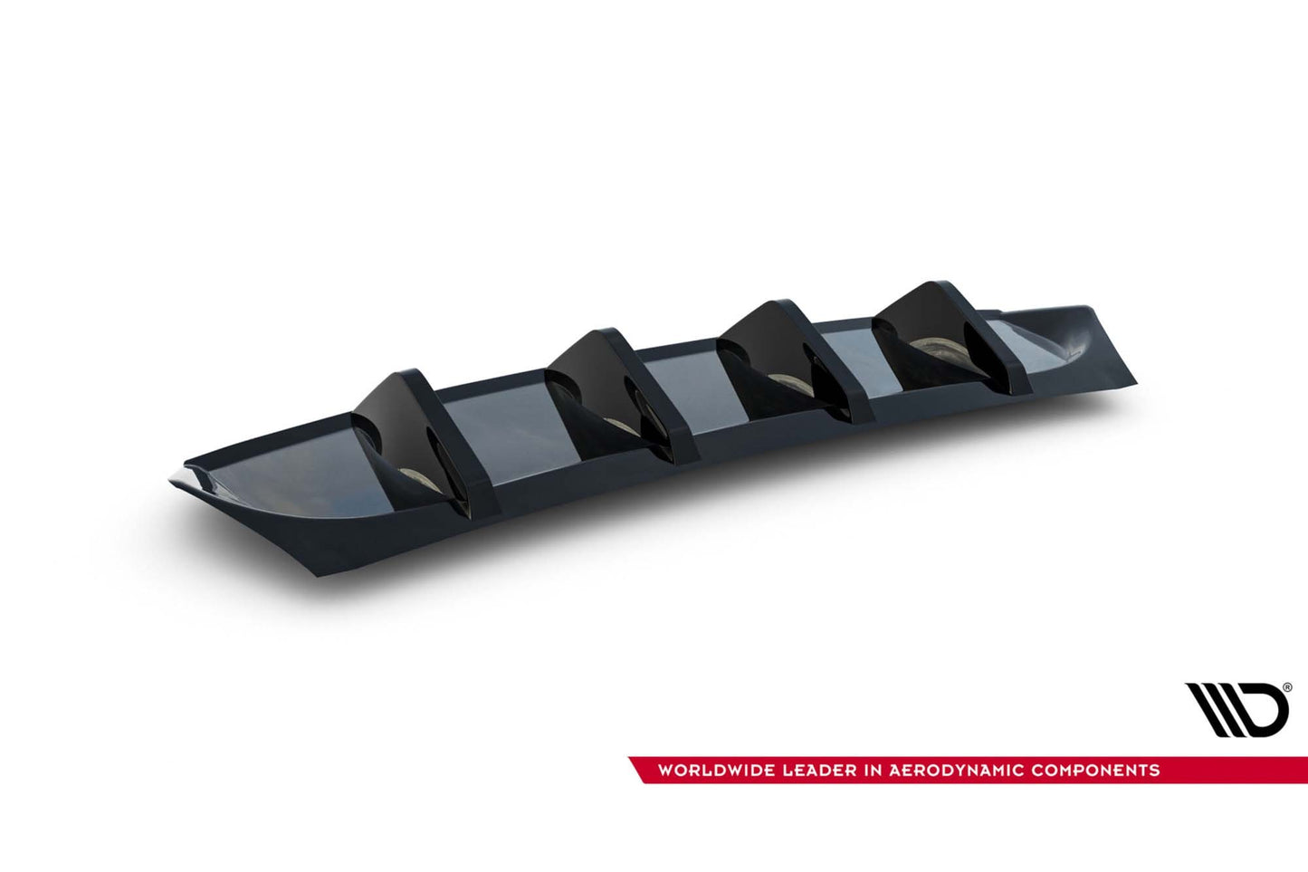 Maxton Design insert difuser pentru Skoda Octavia Sportline Liftback si break (dupa 2024), negru lac