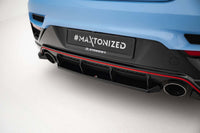 Extensii bara spate Maxton Design pentru Hyundai Veloster N (2018-2022), negru lac