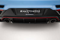 Extensii bara spate Maxton Design pentru Hyundai Veloster N (2018-2022), negru lac