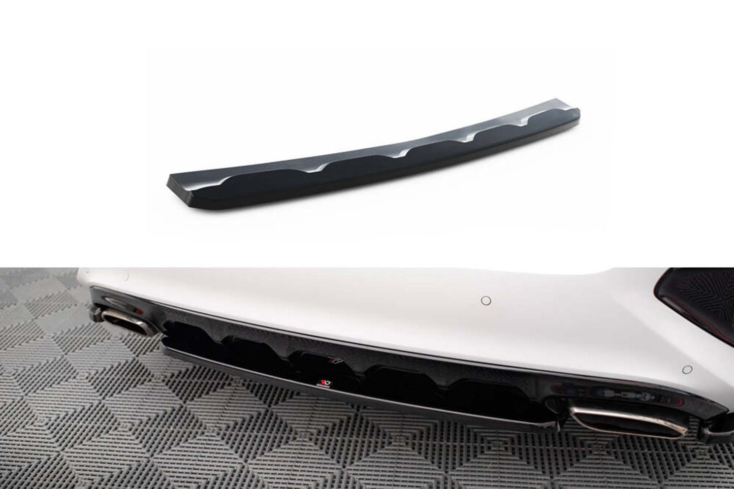 Extensie bara spate Maxton Design pentru Kia Ceed GT (2018-2022), negru lac