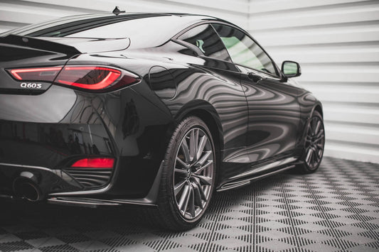 Maxton Design praguri usi pentru Infiniti Q60 S (dupa 2017), culoare carbon