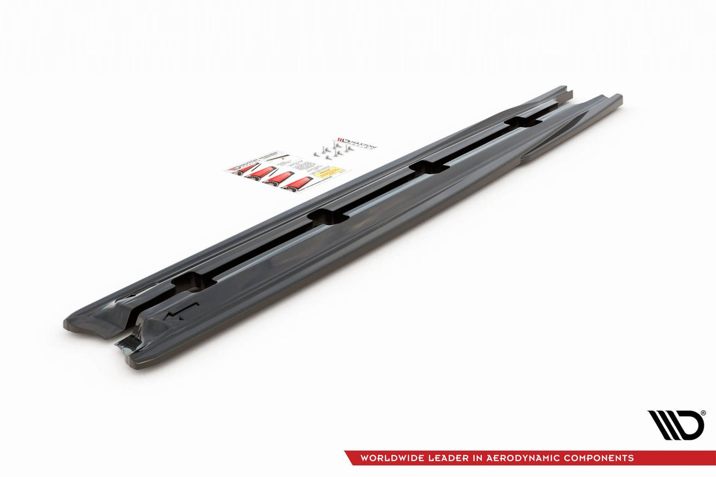 Maxton Design Side Skirts for Skoda Kamiq (2019 onwards), Black Gloss