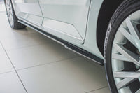 Maxton Design sills for Skoda Superb doors (after 2019), black lacquer