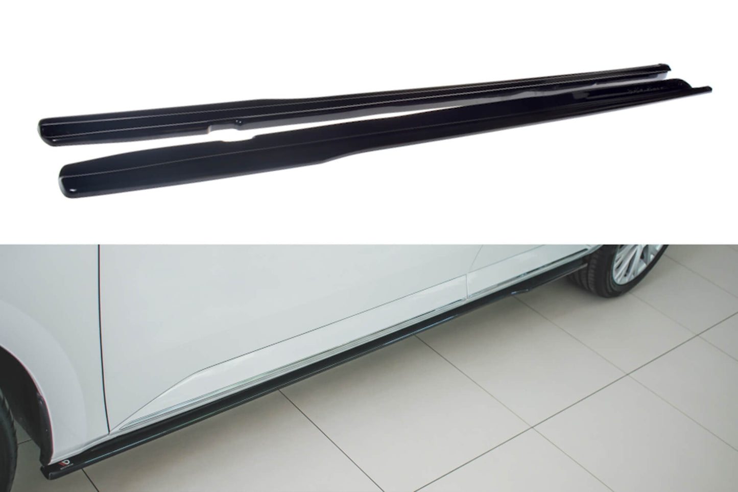 Maxton Design sills for Skoda Superb doors (after 2019), matte black