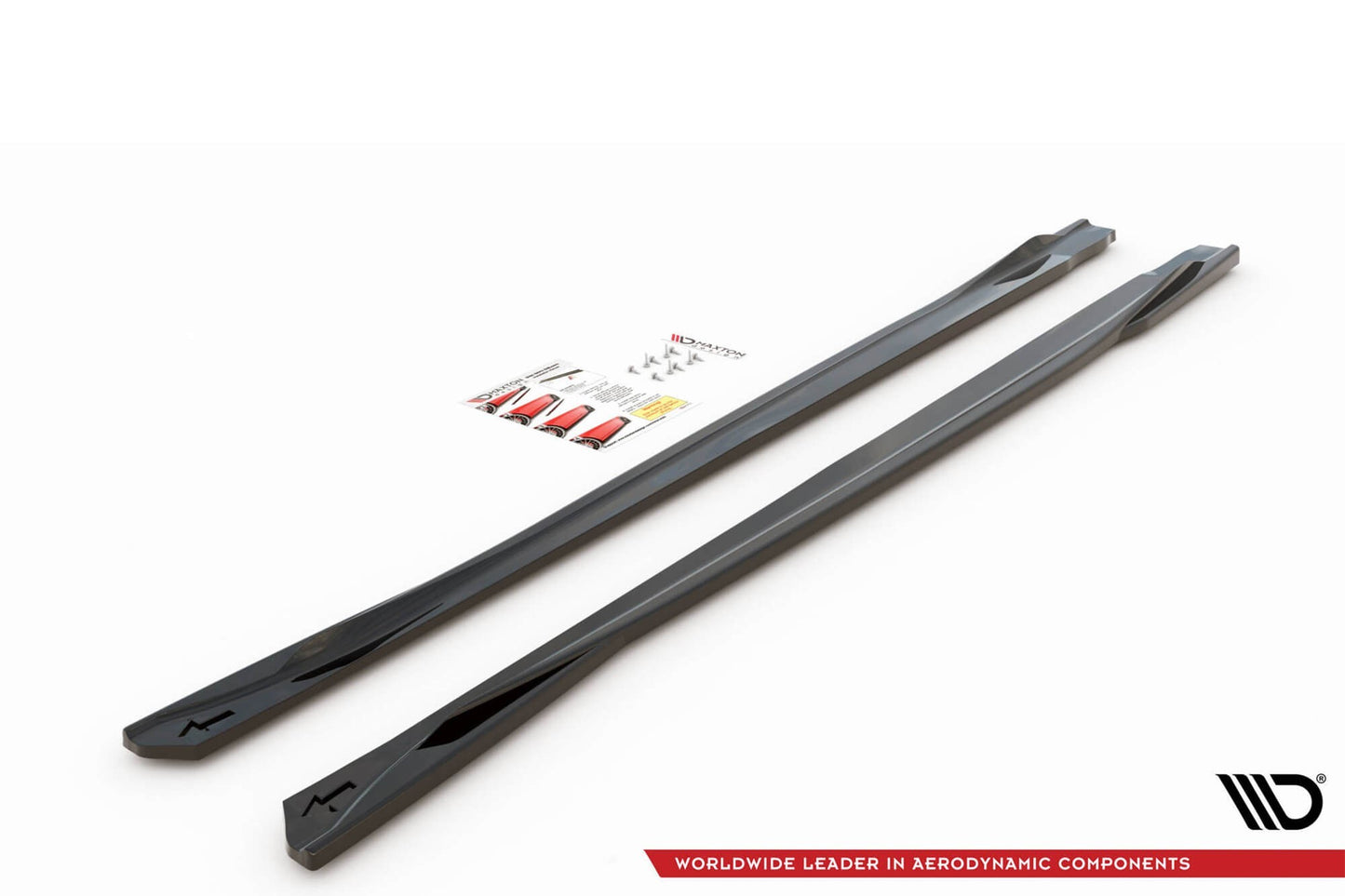 Maxton Design praguri pentru Toyota Avensis (2015-2018), negru lucios