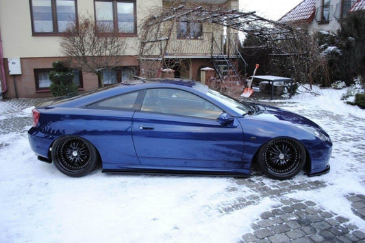 Maxton Design side skirts for Toyota Celica T23 (1999-2002), gloss black