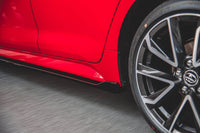 Maxton Design side skirts for Toyota Corolla hatchback (2019-), black gloss