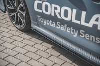 Maxton Design side skirts for Toyota Corolla sedan (2019-), matt black