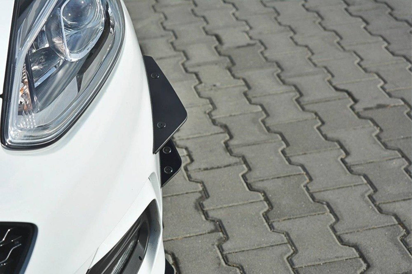 Maxton Design extensii laterale fata ST pentru Ford Fiesta (dupa 2017), mat negru
