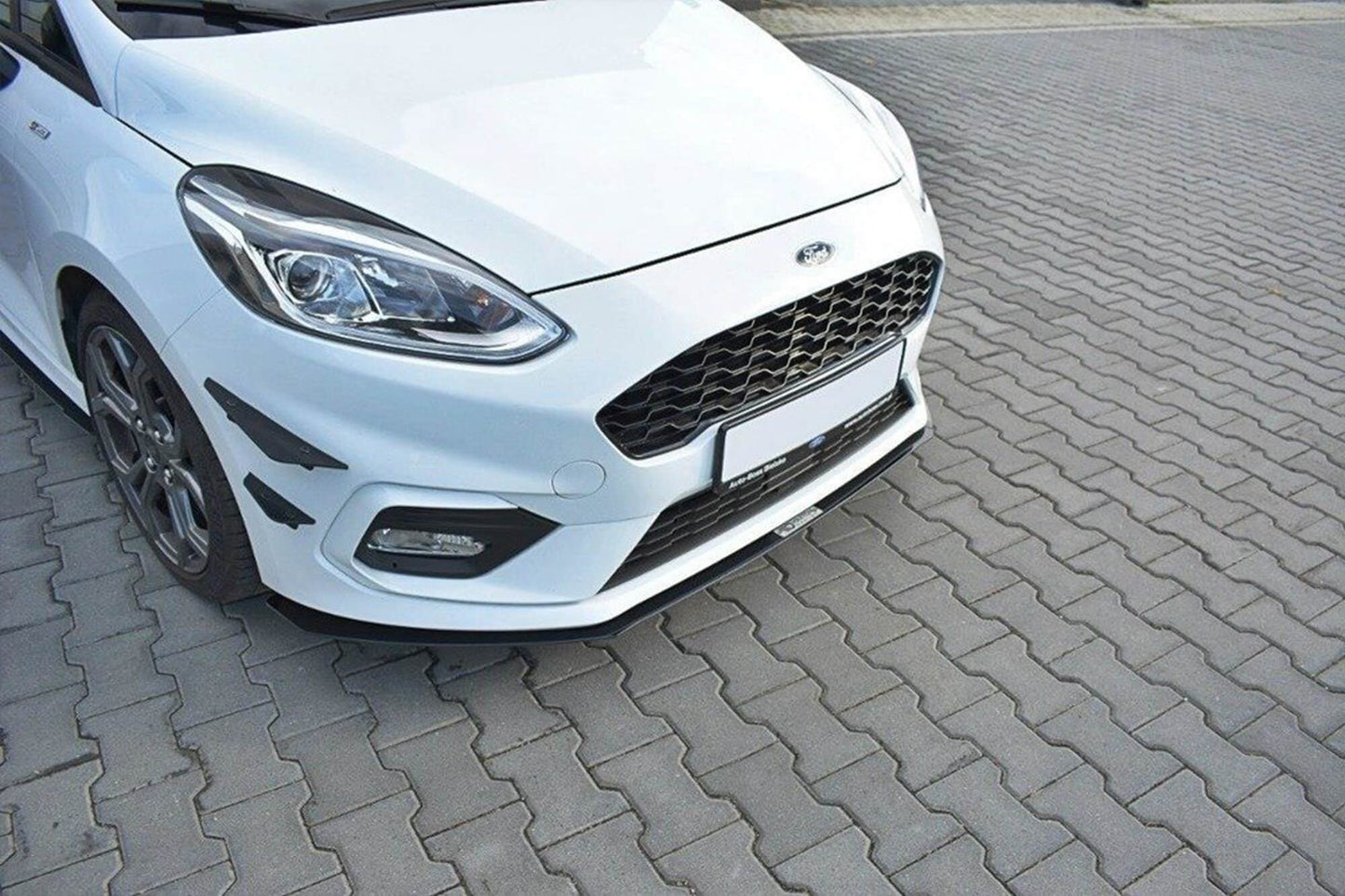 Maxton Design extensii laterale fata ST pentru Ford Fiesta (dupa 2017), mat negru