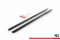 Maxton Design Racing Side Skirt Diffusers pentru Toyota Yaris GR (din 2020), negru mat