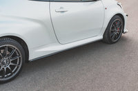 Maxton Design Racing Side Skirt Diffusers pentru Toyota Yaris GR (din 2020), negru mat