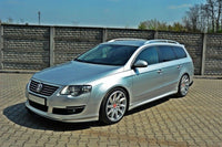 Praguri Maxton Design Racing type pentru VW Passat B6 R-Line (2005-2010), B7 R-Line (2010-2014), negru mat