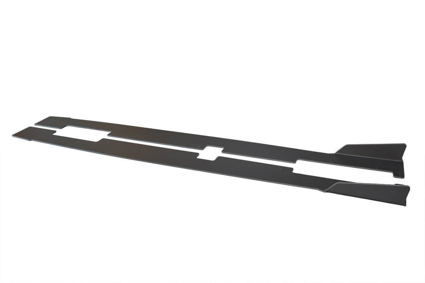 Maxton Design extensii laterale tip Racing versiunea 1 pentru Ford Fiesta ST / ST‑Line (dupa 2017), mat negru