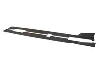 Maxton Design extensii laterale tip Racing versiunea 1 pentru Ford Fiesta ST / ST‑Line (dupa 2017), mat negru