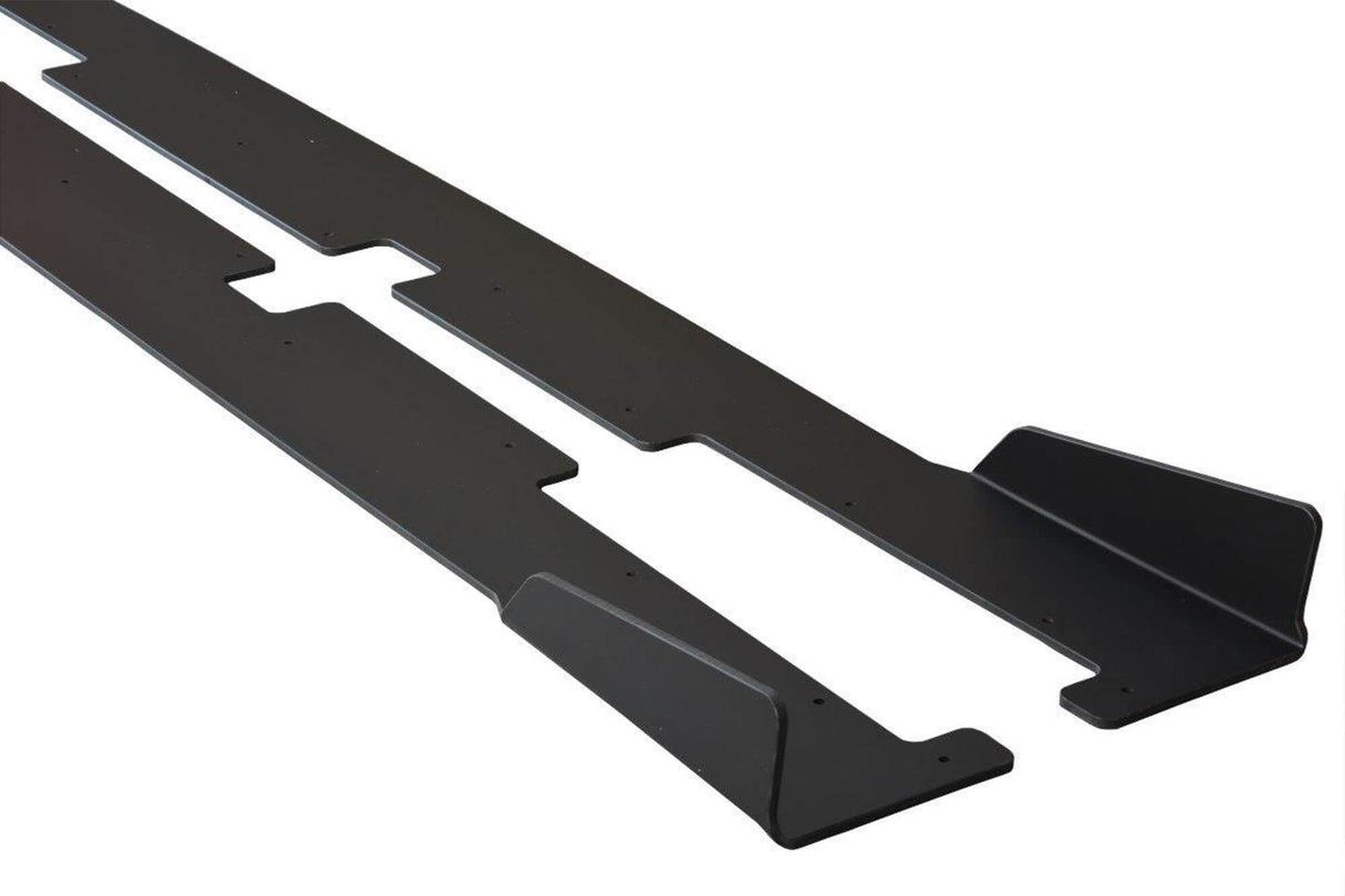 Maxton Design extensii laterale tip Racing versiunea 1 pentru Ford Fiesta ST / ST‑Line (dupa 2017), mat negru