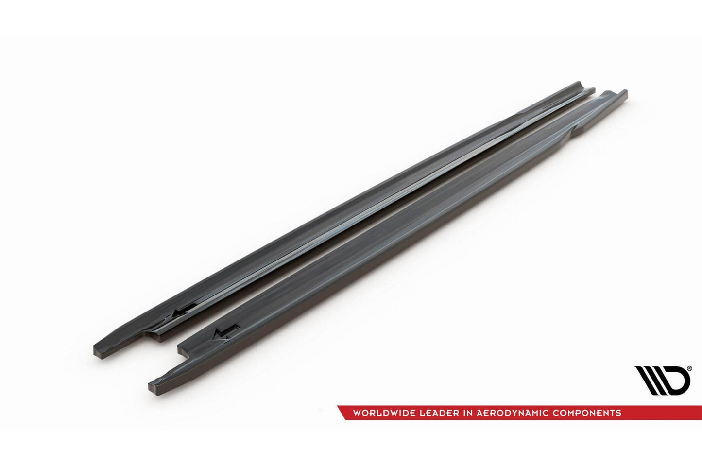 Aditivi Maxton Design tip RS versiunea 1 pentru praguri Skoda Octavia (dupa 2020), lac negru