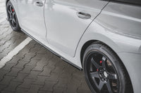 Aditivi Maxton Design tip RS versiunea 1 pentru praguri Skoda Octavia (dupa 2020), lac negru
