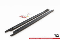 Maxton Design praguri tip RS versiunea 2 pentru Skoda Octavia (dupa 2020), negru lac