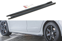 Maxton Design praguri tip RS versiunea 2 pentru Skoda Octavia (dupa 2020), negru lac