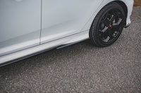 Maxton Design inserturi praguri tip ST pentru Ford Focus 2012-2018, mat negru