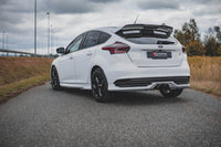 Maxton Design inserturi praguri tip ST pentru Ford Focus 2012-2018, mat negru
