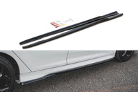 Maxton Design inserturi praguri tip ST pentru Ford Focus 2012-2018, culoare carbon