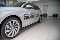 Praguri Maxton Design versiunea 1 pentru Skoda Octavia (după 2019), culoare carbon