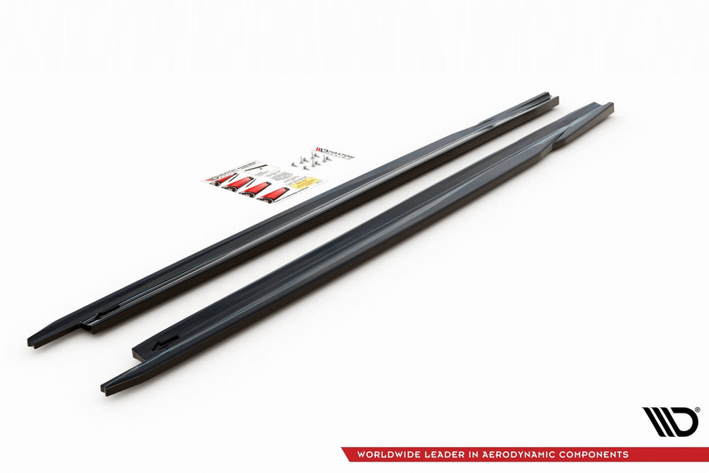 Praguri Maxton Design versiunea 2 pentru Skoda Octavia (dupa 2019), culoare carbon